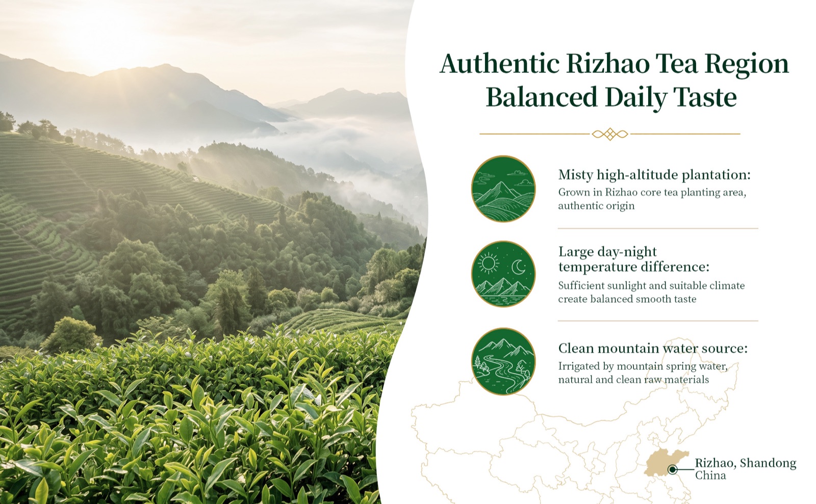 Rizhao tea gardens